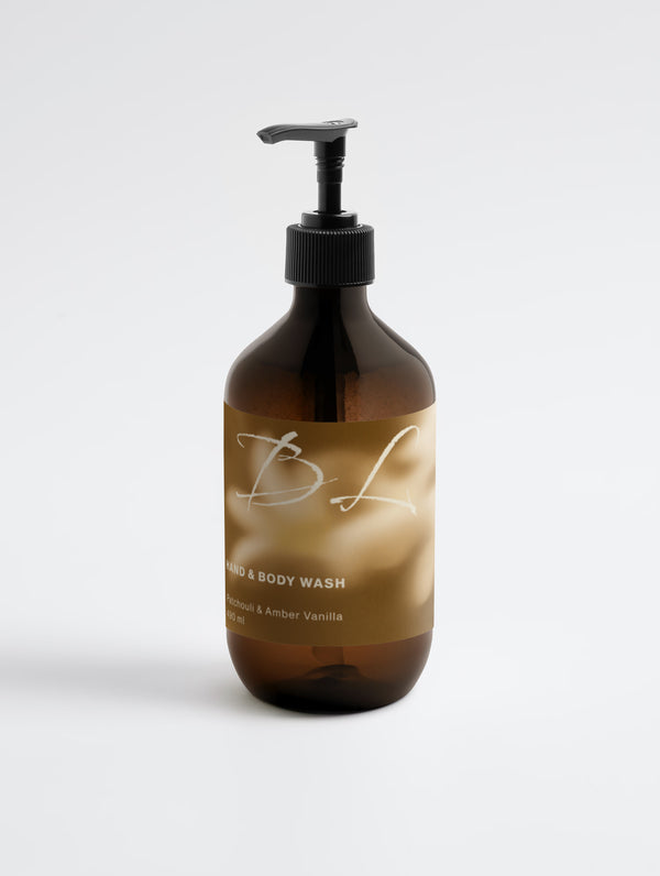 Hand & Body Wash, Patchouli & Amber Vanilla, bl care Body