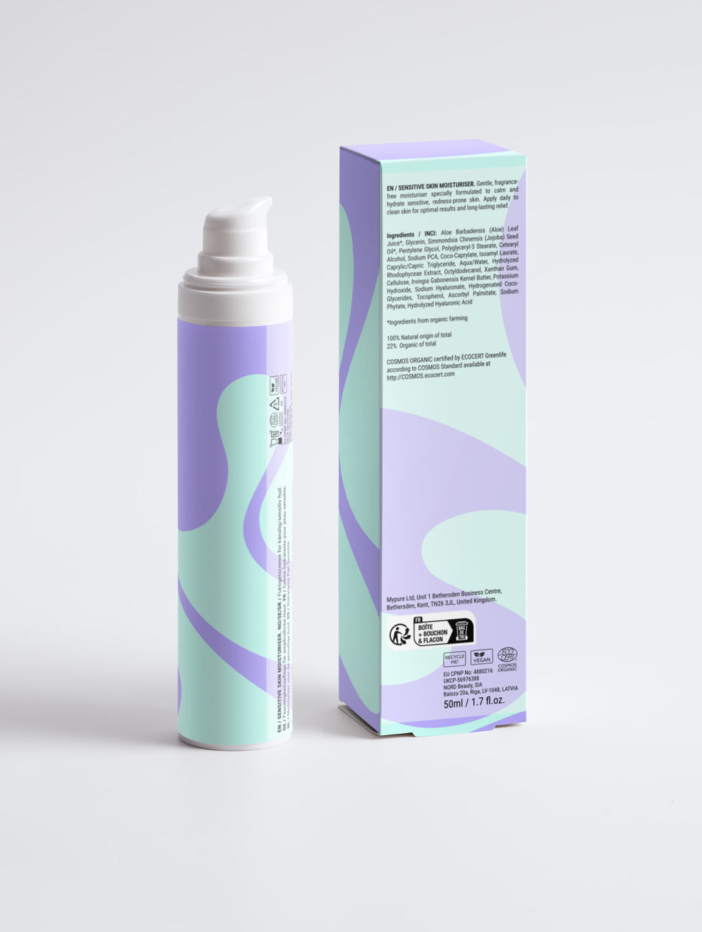 Sensitive Skin Moisturiser, Fragrance Free