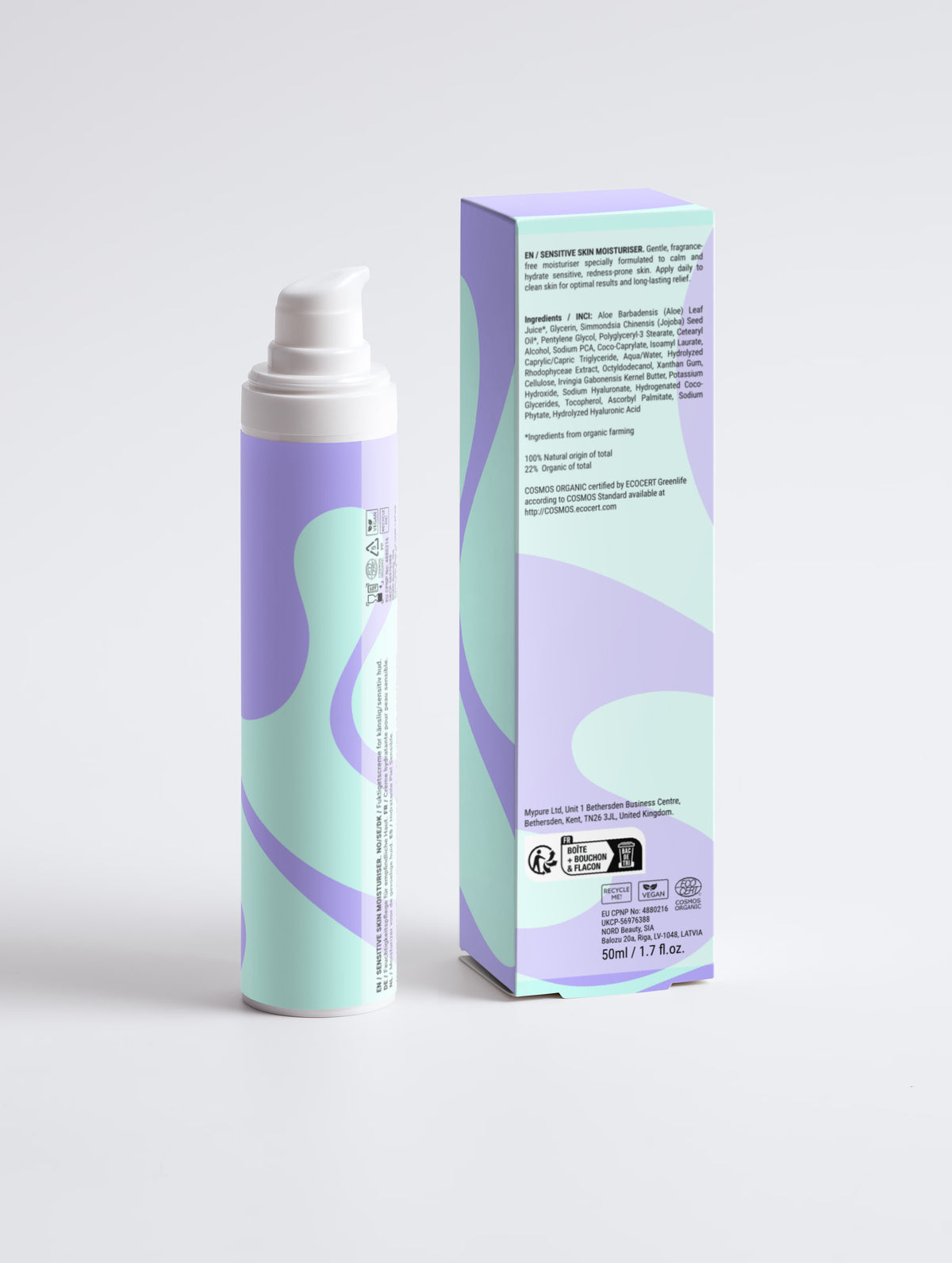 Sensitive Skin Moisturiser, Fragrance Free