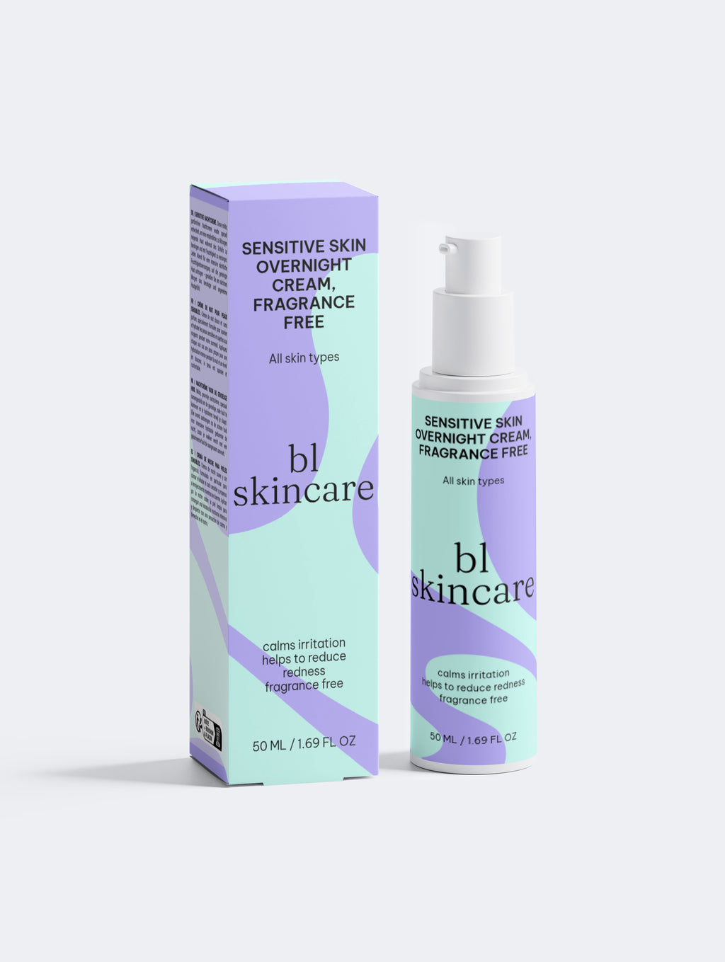 Sensitive Skin Overnight Cream, Fragrance Free