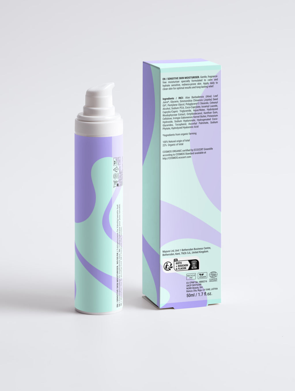 Sensitive Skin Moisturiser, Fragrance Free