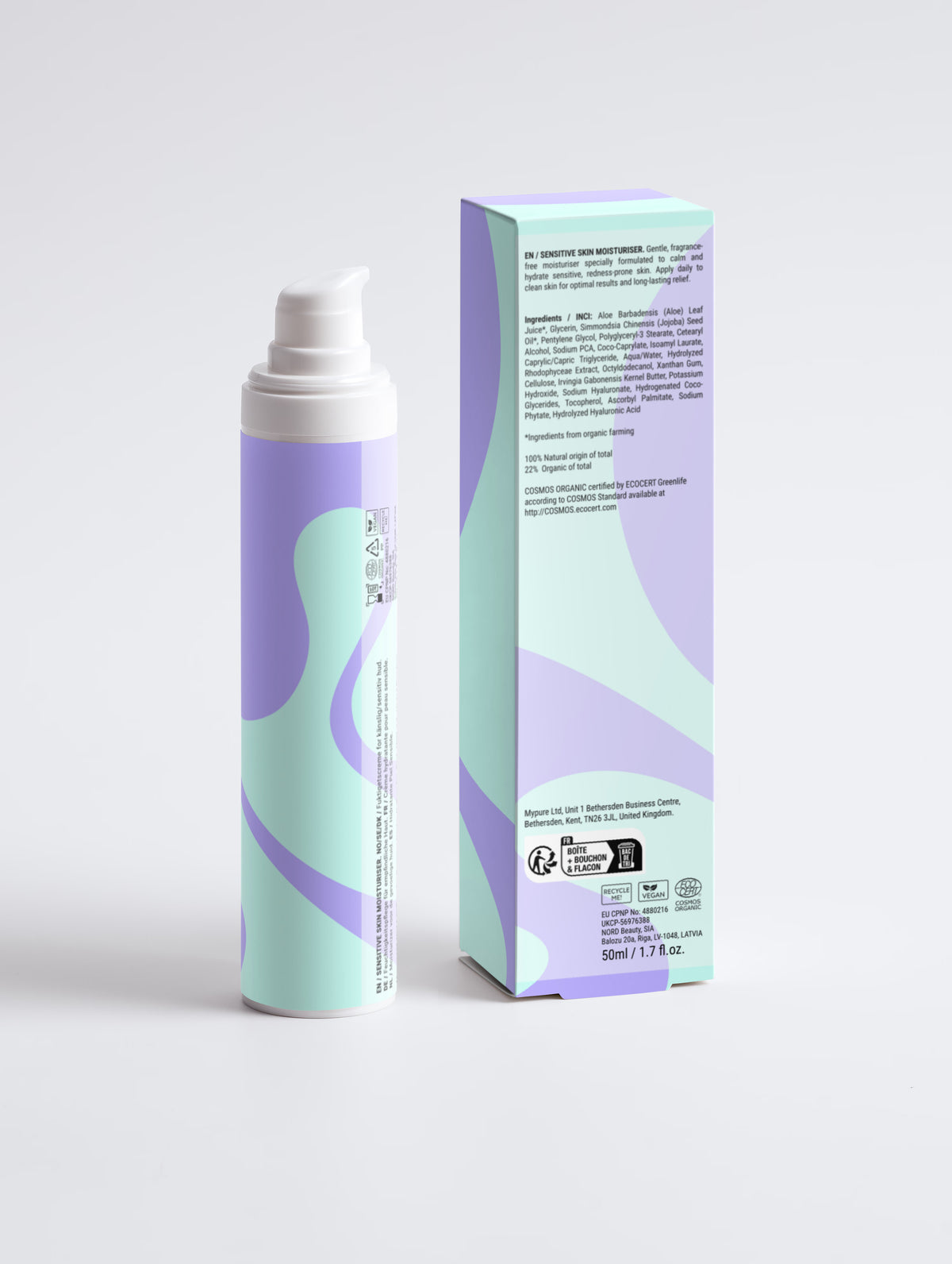 Sensitive Skin Moisturiser, Fragrance Free