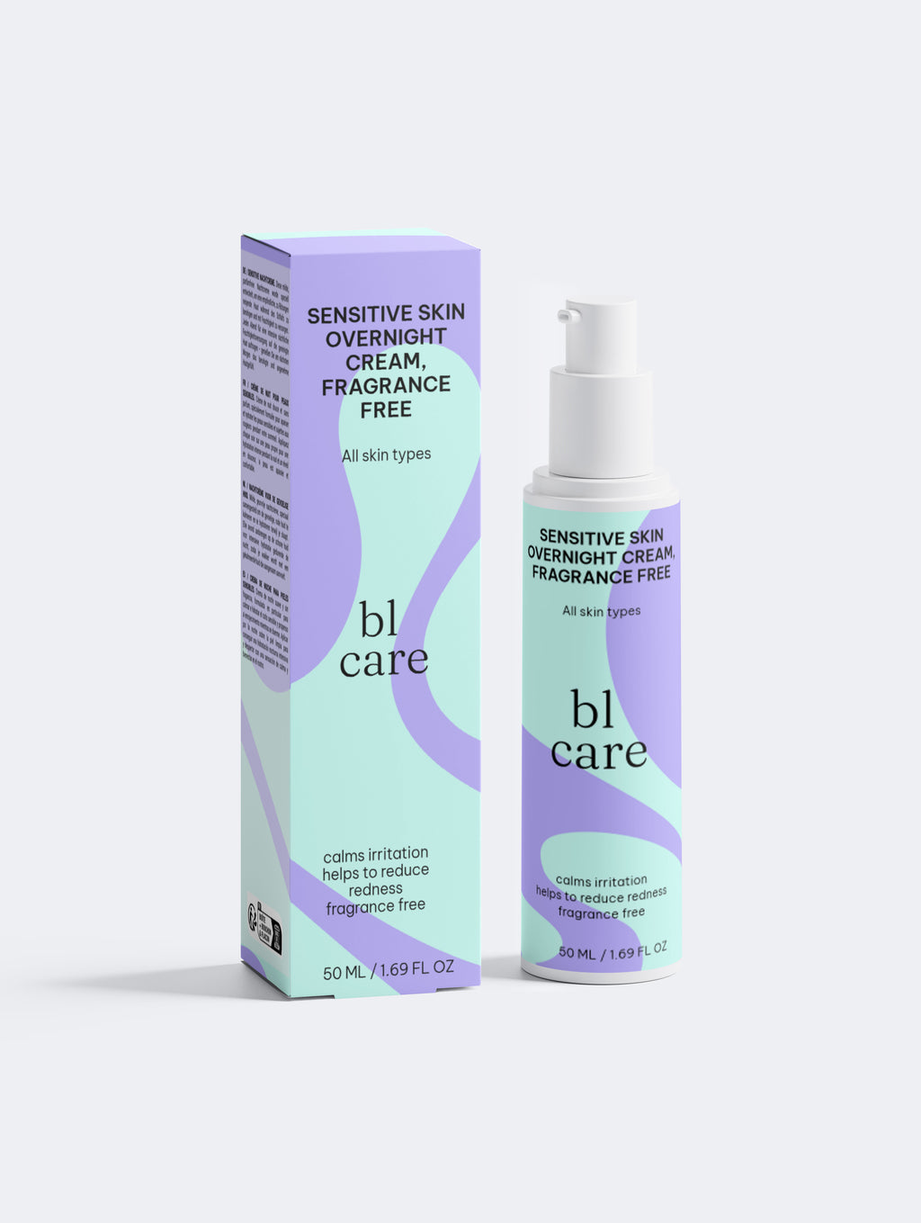 Sensitive Skin Overnight Cream, Fragrance Free